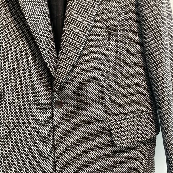 Lubiam Charcoal Grey & White Sports Coat - Picture 2 of 5